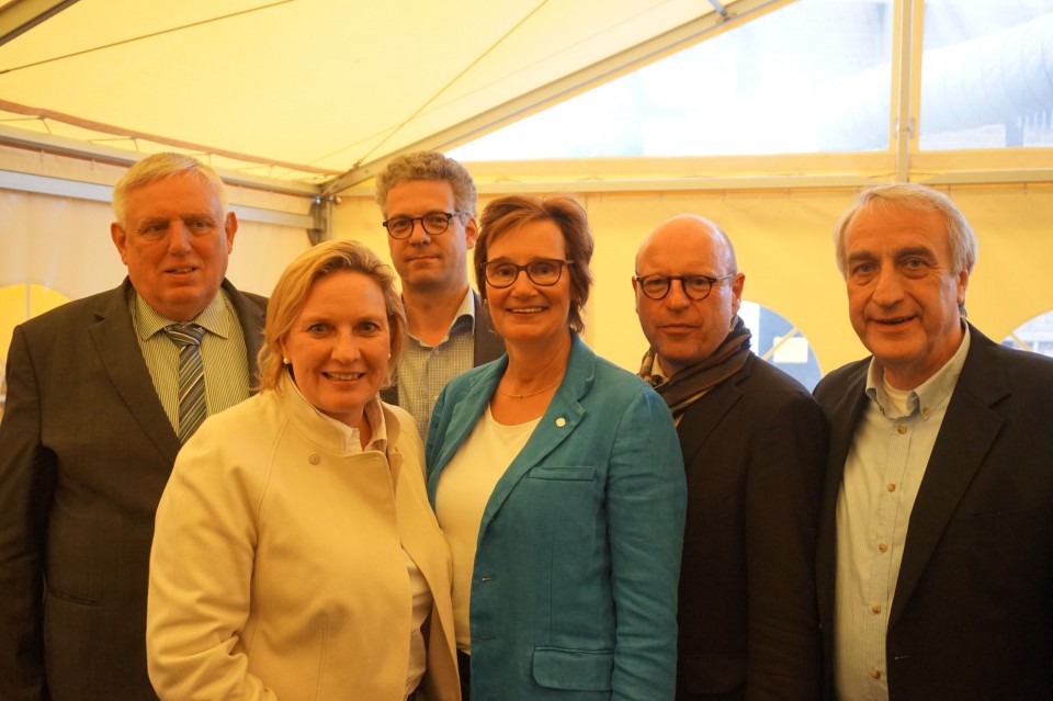 v.l.: Karl-Josef Laumann, Simone Wendland, Stefan Nacke, Sybille Benning, Markus Lewe, Josef Rickfelder